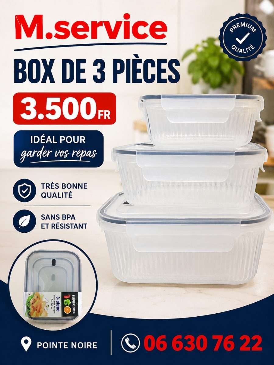 Box de 3 pièces