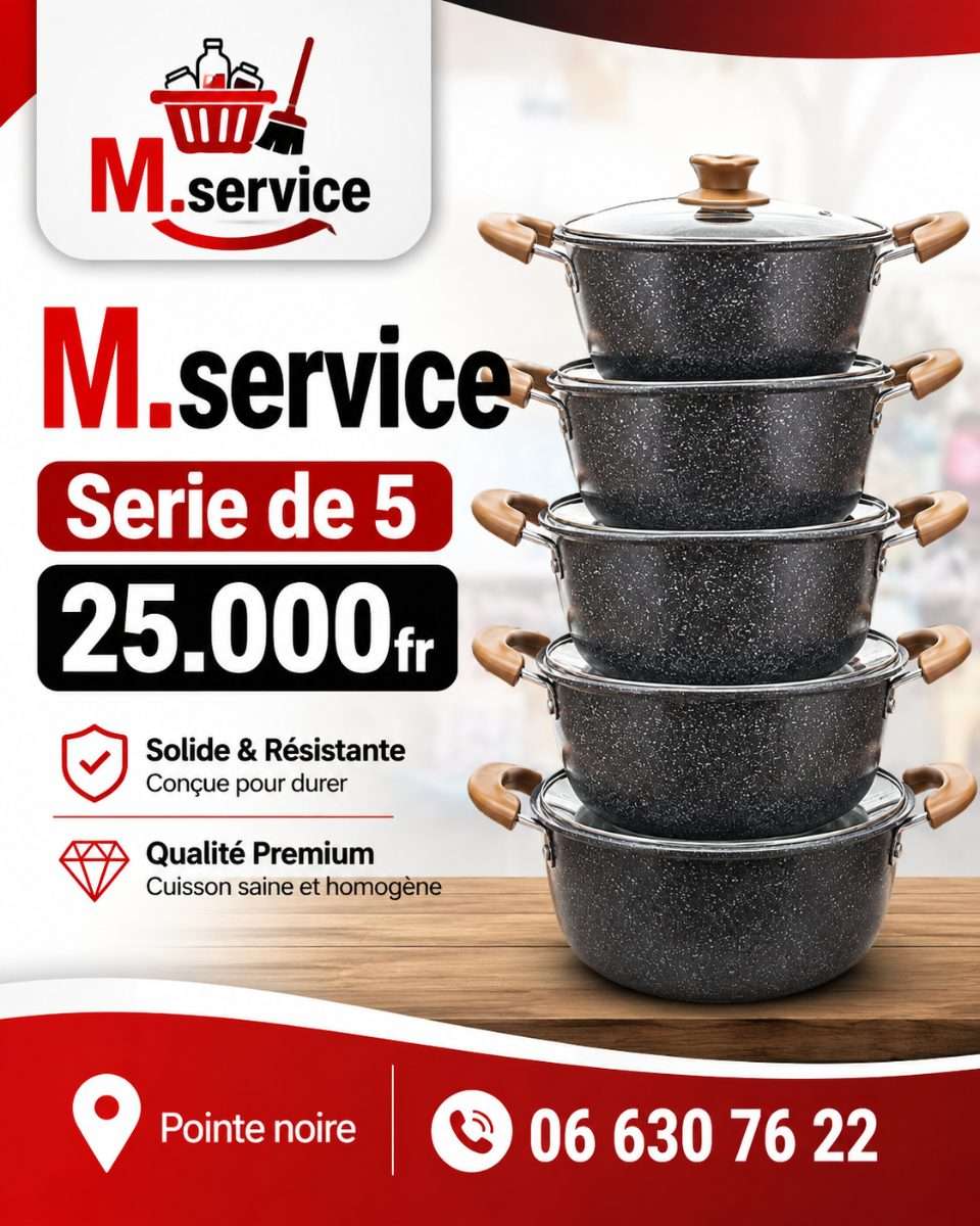 Serie de 5 bols