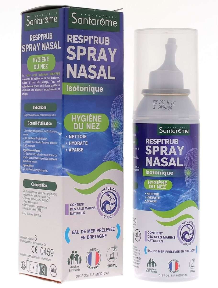 Spray nasal isotonique Respi'Rub.