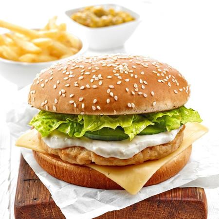 Burger au poulet