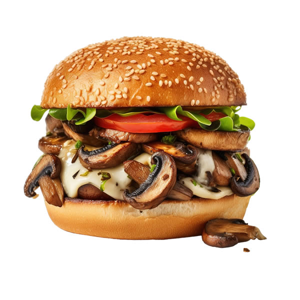 Burger aux champignons