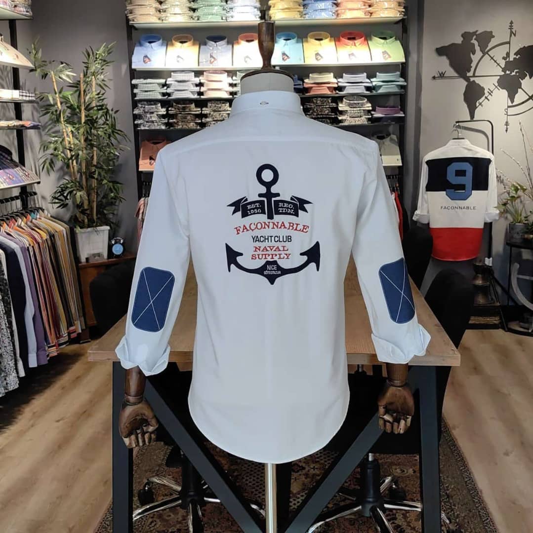 Chemise façonnable Yacht Club Naval Supply